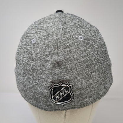 Fanatics San Jose Sharks NHL Hat Baseball Cap Black Gray L Stretch Fit Logo