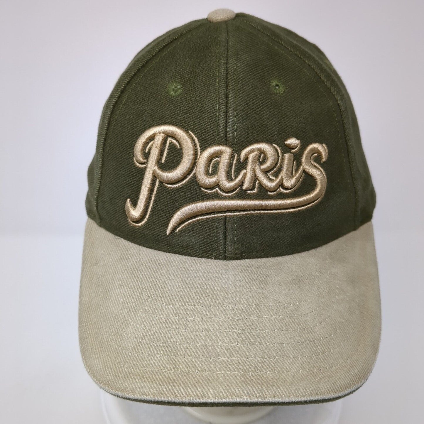 Paris Strapback Hat Multicolor One Size Adjustable Embroidered 6 Panel Cotton