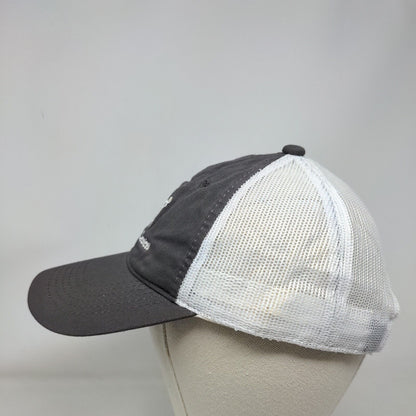 Purity Oilfield Services Strapback Mesh Back Trucker Hat Gray OSFM Colorblock