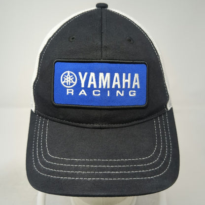 Yamaha Baseball Cap Black One Size Racing Patch Mesh Back Strapback Motors Hat