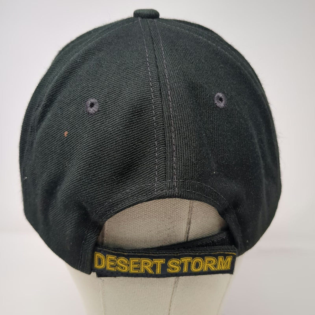 Rapid Dominance Baseball Cap Black One Size Desert Storm Veteran Ribbon Hat