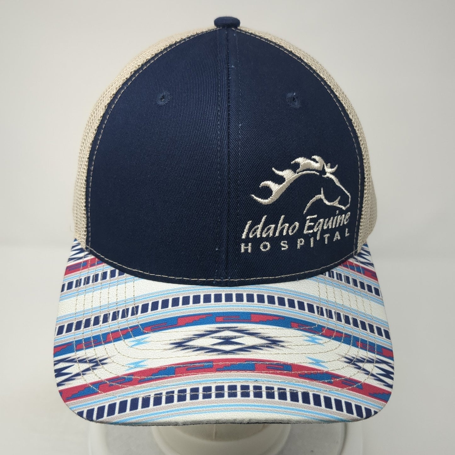 Idaho Equine Hospital Trucker Hat Multicolor OS Adjustable Aztec Outdoor Cap