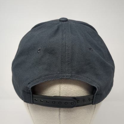 Genuine Dickies Snapback Hat Black One Size Adjustable 6 Panel Cotton
