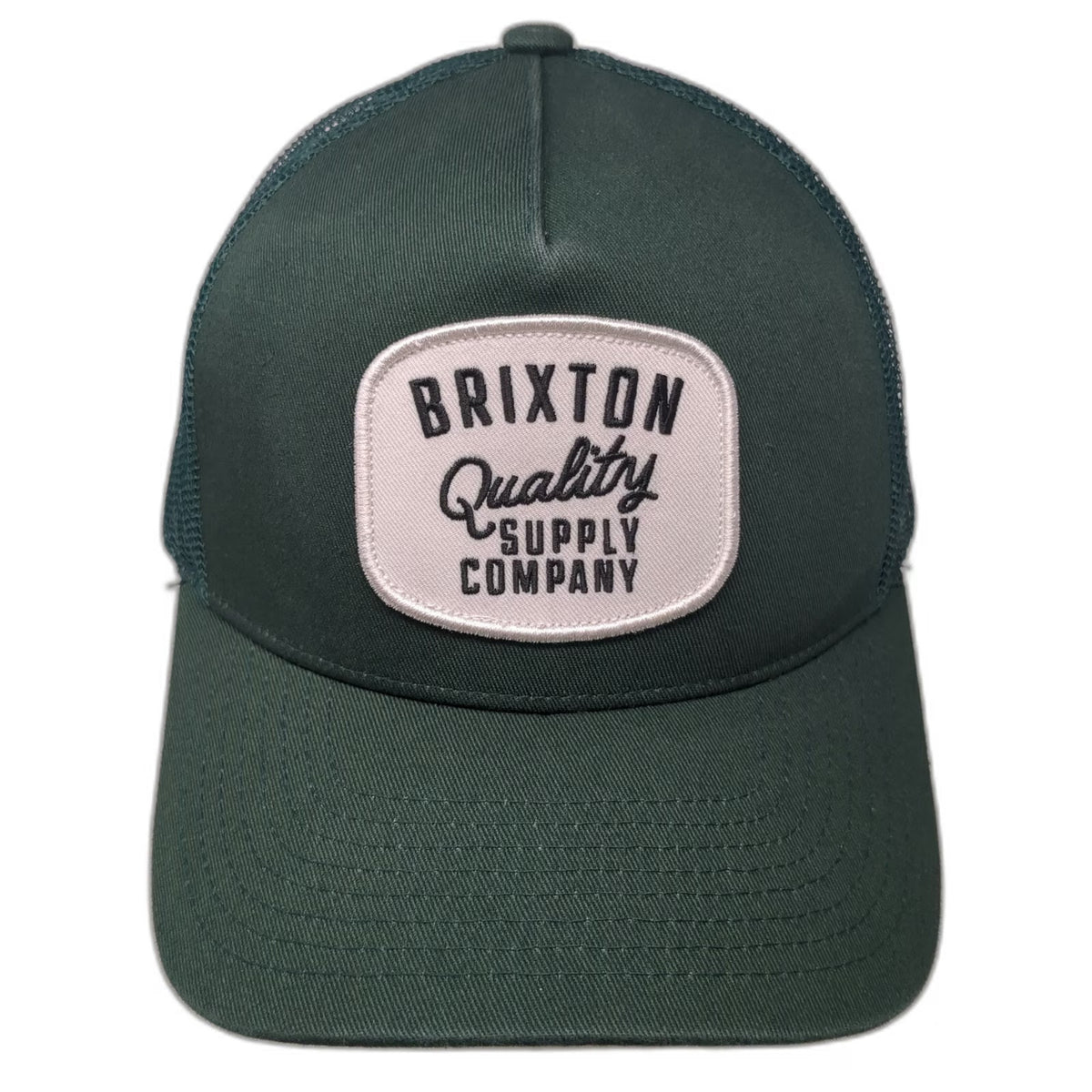 Brixton Trucker Hat Green White One Size Mesh Snapback Quality Supply Co