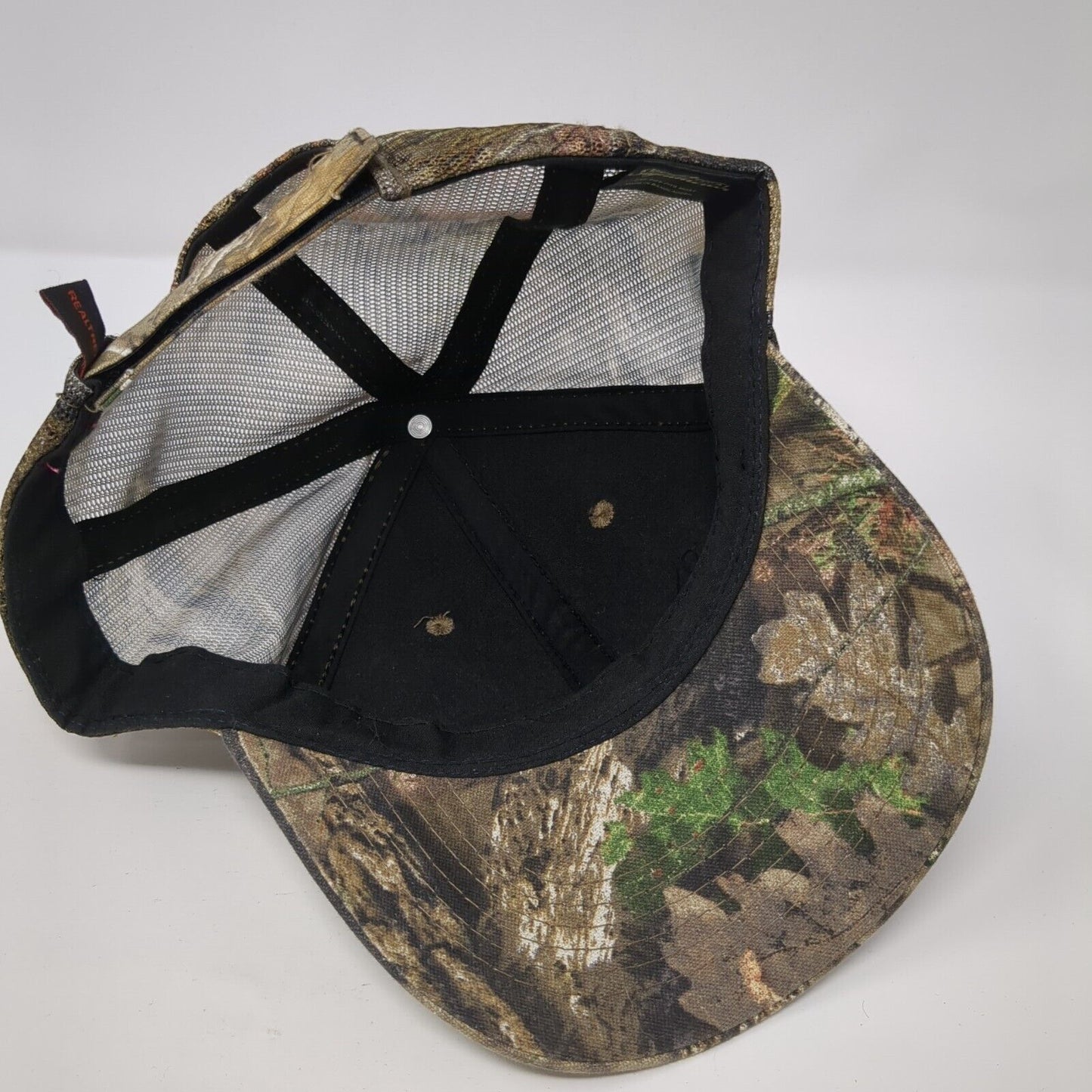 Signatures Strapback Hat Camouflage One Size Adjustable Vented Holes Blank
