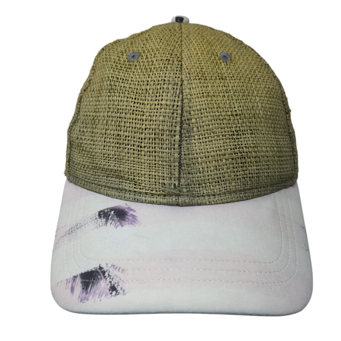 Lululemon Athletica Slideback Straw Hat Multicolor One Size Adjustable Blank