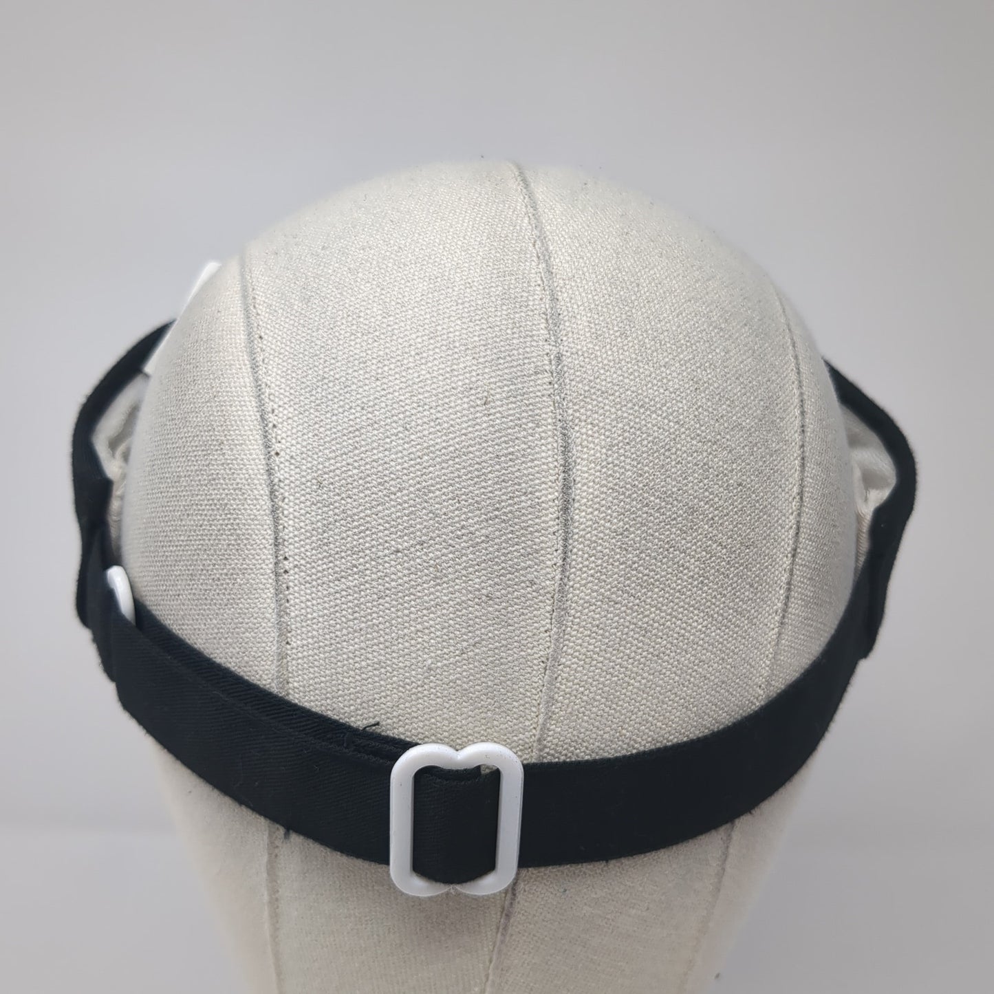Ravanellis Sun Visor Hat Black OS Adjustable Embroidered Lightweight San Sun