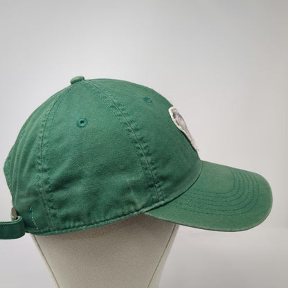 Life is Good Baseball Cap Green One Size Heart Patch Distressed Slideback Hat