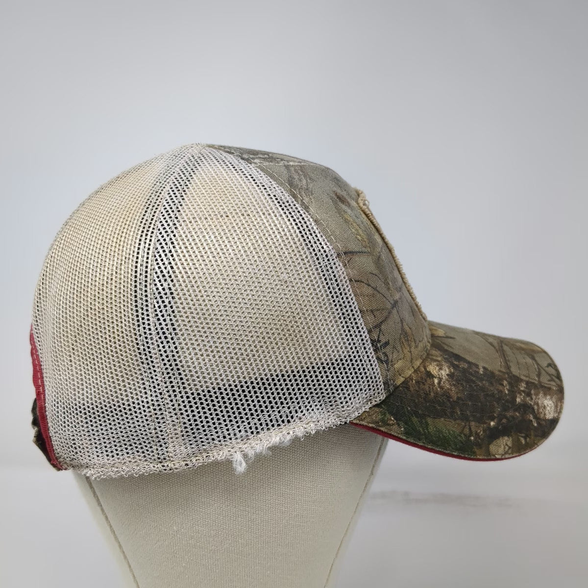 Outdoor Cap Baseball Brown One Size Mesh Back Realtree Camo RMEF Team Elk Hat