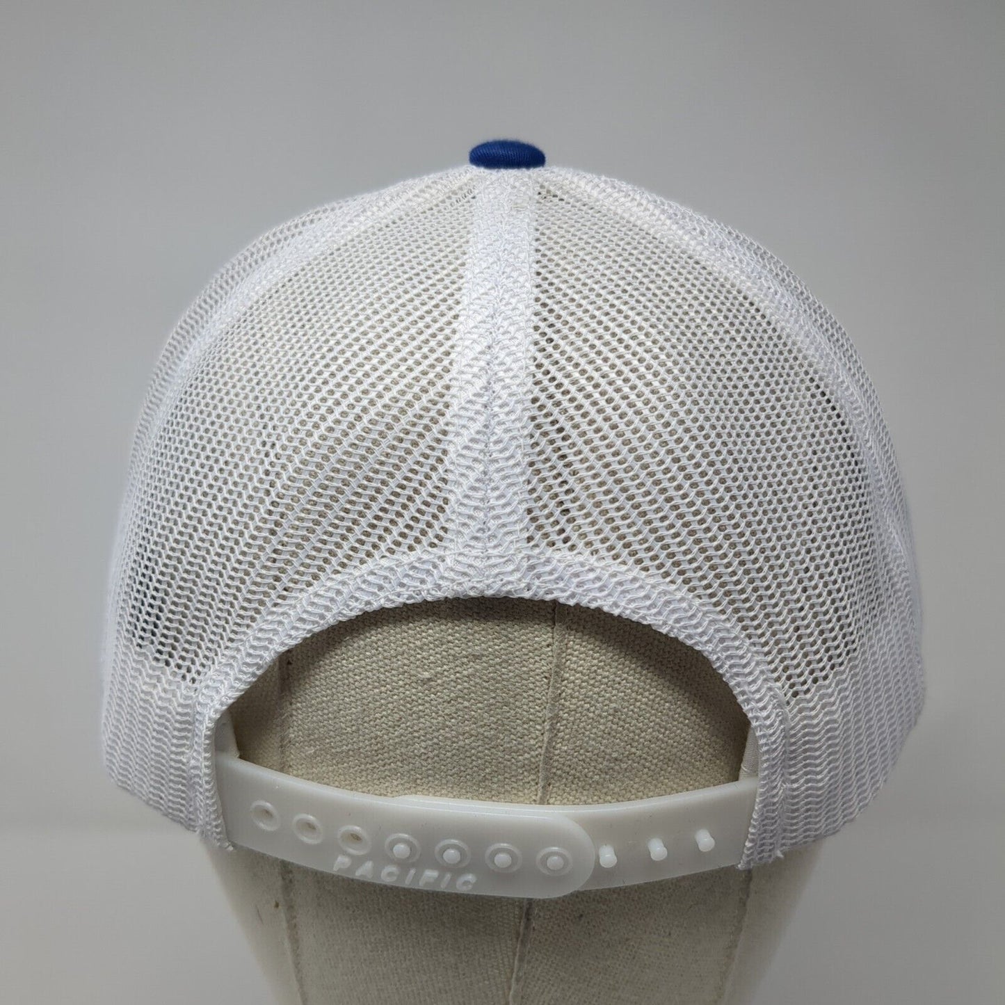 JCA Underground Snapback Trucker Hat Blue OS Adjustable Mesh Pacific Headwear