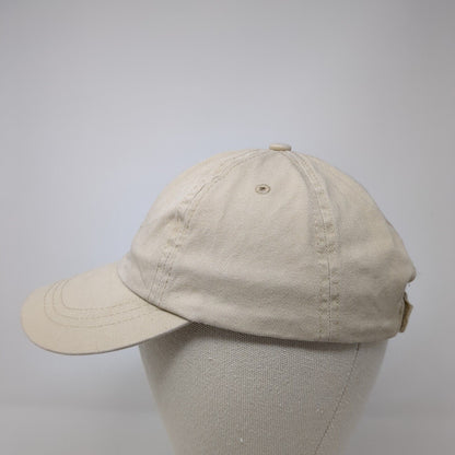 Unbranded Strapback Hat Tan One Size Blank Adjustable 6 Panel Solid