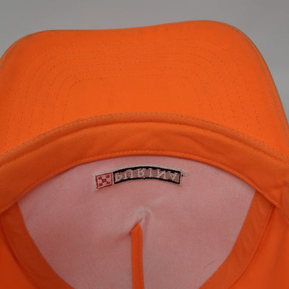 Purina Snapback Hat Orange One Size Adjustable Embroidered Head Start