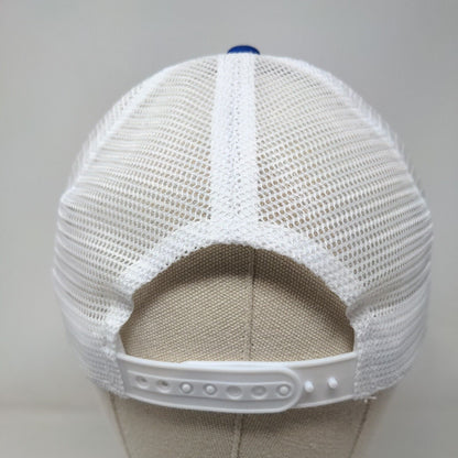 Lowe's AP4ME Snapback Mesh Back Trucker Hat Blue One Size Embroidered