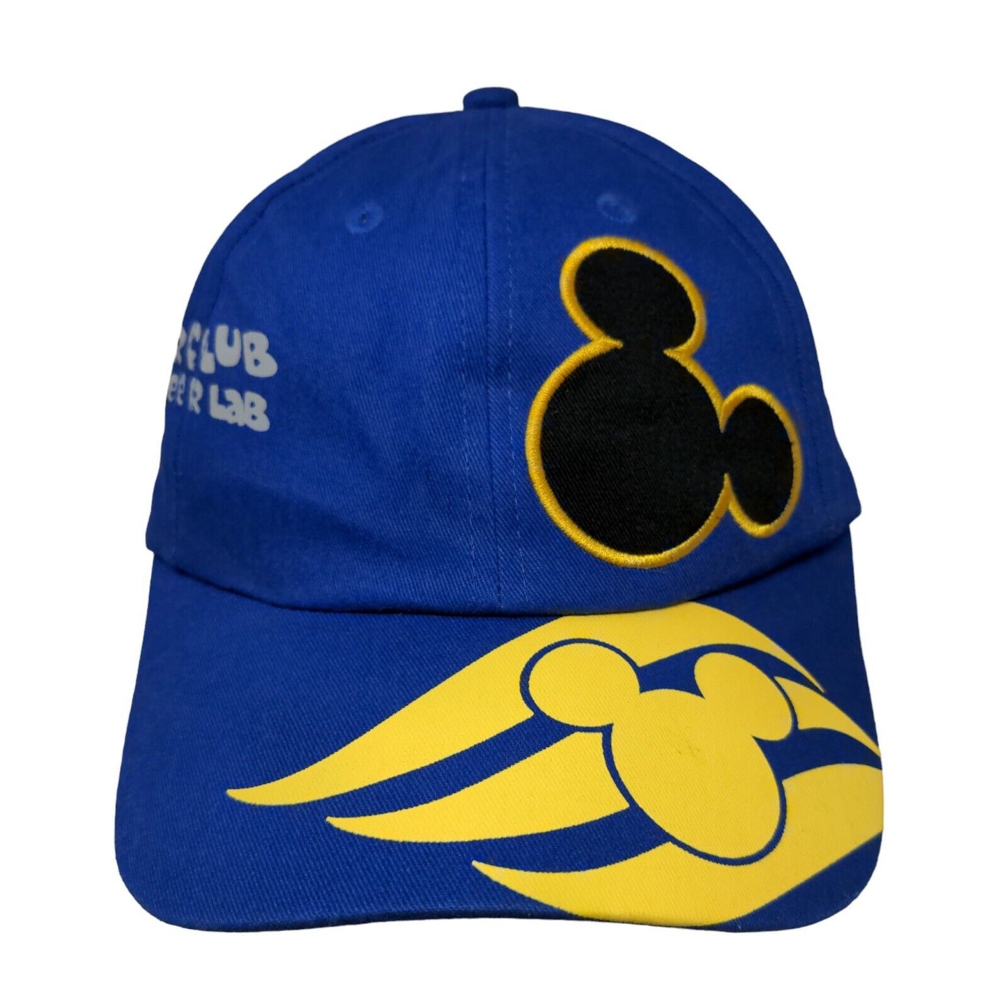 Mickey Mouse Oceaneer Club Slideback Hat Blue One Size Embroidered Disney