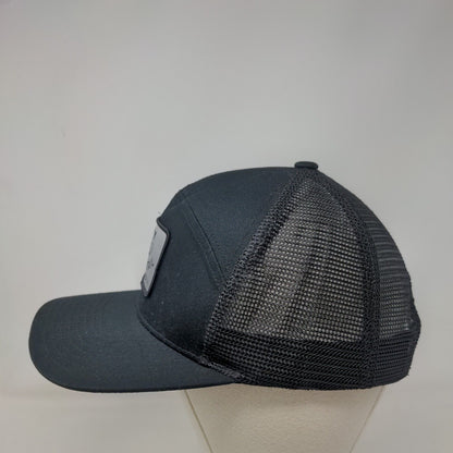 Coppertail Brewing Co. Snapback Trucker Hat Black One Size Mesh Back Emblem