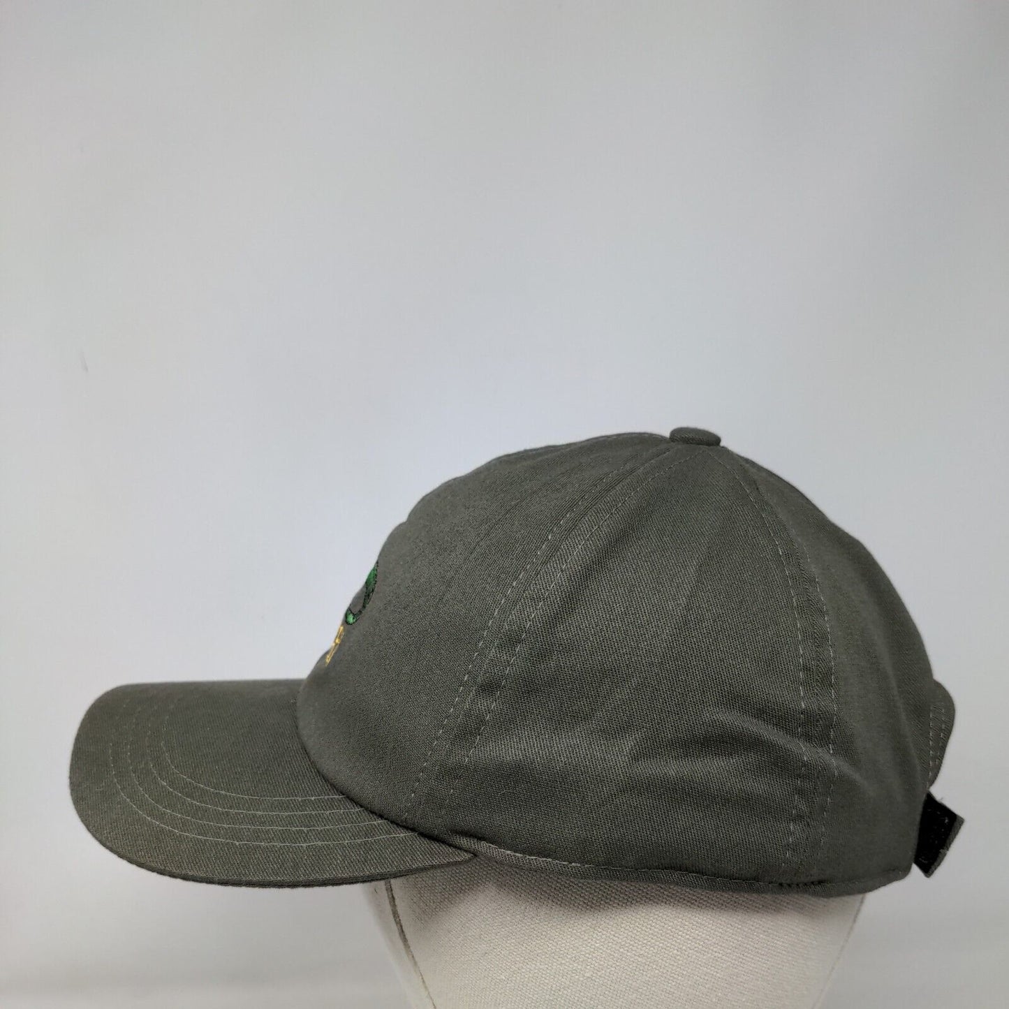 Costa Rica Pura Vida Iguana Strapback Hat Brown One Size Embroidered
