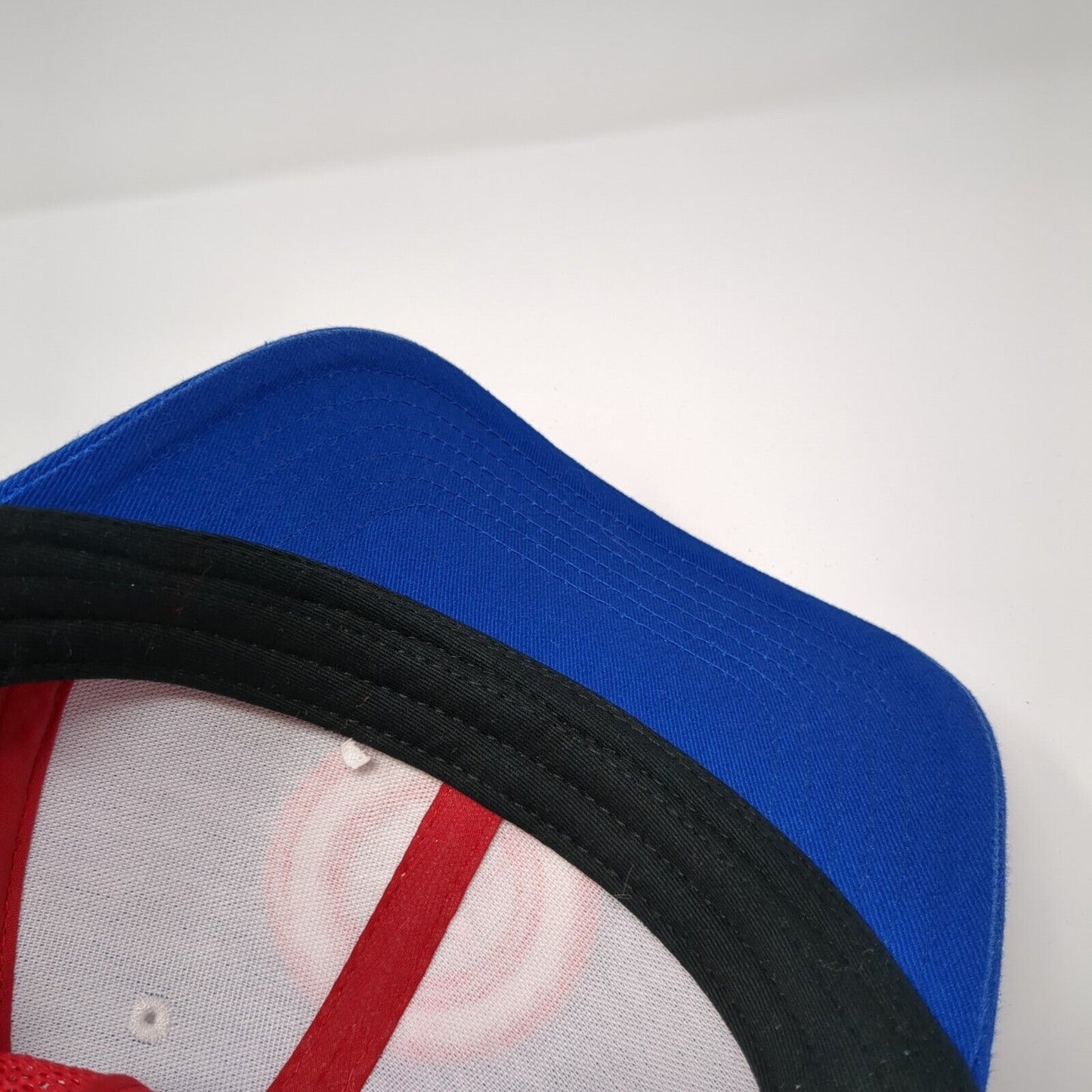 Captain America Snapback Trucker Hat Multicolor OS Adjustable Mesh Back Marvel