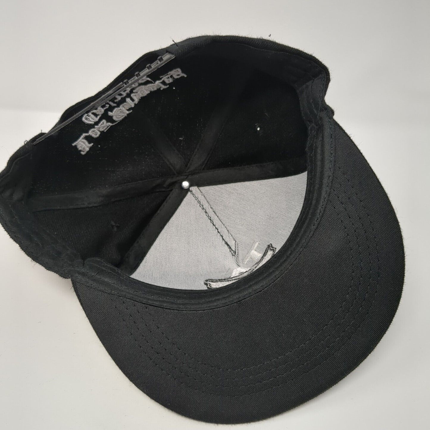 LA Los Angeles Crimes Snapback Hat Black OS Adjustable Embroidered 6 Panel