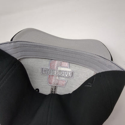 Charmac Fitted Hat Black Size 7 3/8-8 Embroidered M2 Technology Pacific Headwear