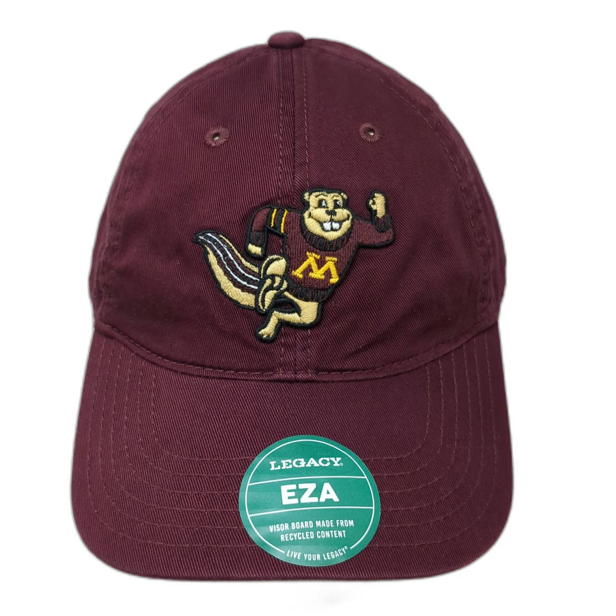 Minnesota Golden Gophers NCAA Legacy Red One Size Cap Hat Goldy Gopher Slideback