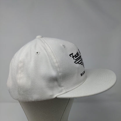 Fast Bicycle San Jose CA Snapback Hat White OSFA Adjustable Embroidered Decky