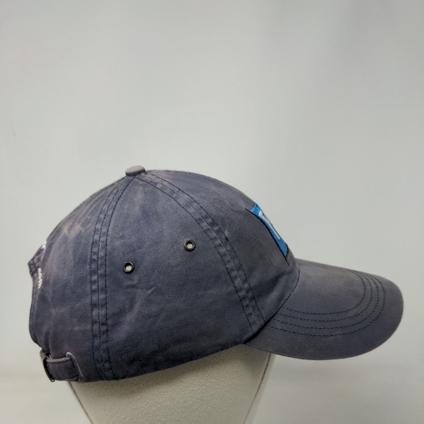 VIF Slideback Hat Blue One Size Adjustable Embroidered Anvil 6 Panel