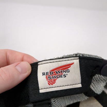 Red Wing Shoes Est 1905 Snapback Trucker Hat Gray One Size Adjustable Mesh Back