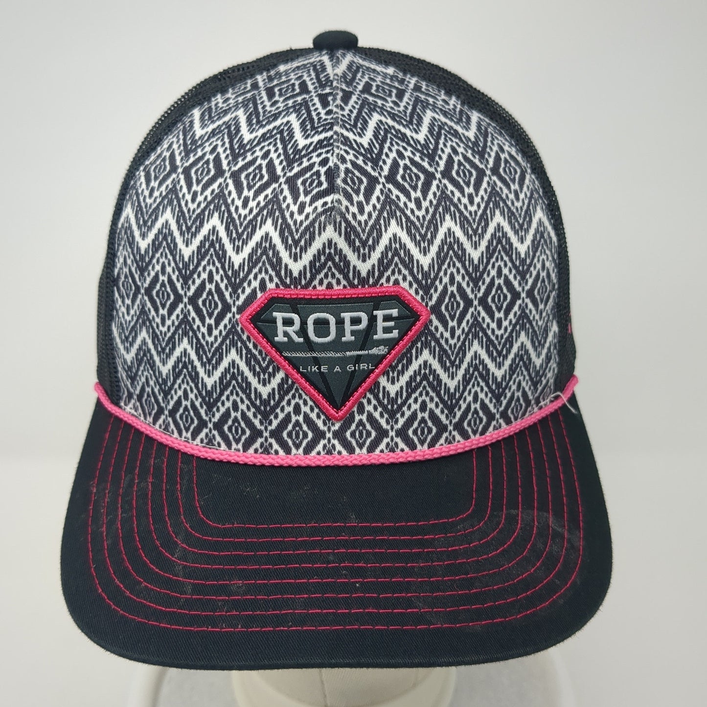 Rope Like A Car Trucker Hat Multicolor One Size Adjustable Mesh Back Rope Hooey