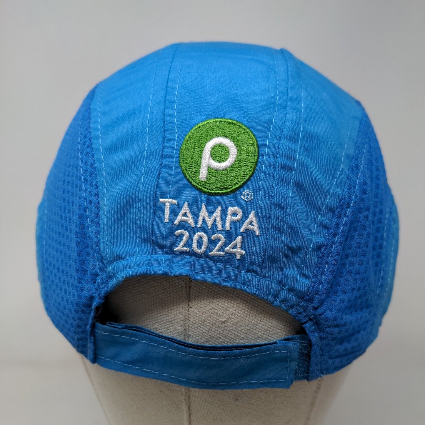 Publix Gasparina Distance Classic Tampa 2024 Running Cap Blue OS Leslie Jordan