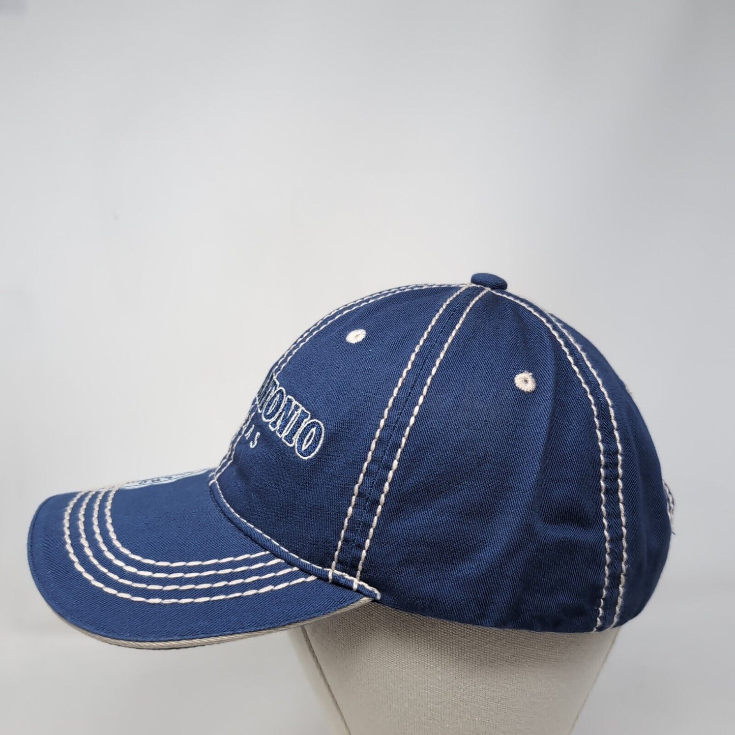 San Antonio Texas The Alamo Est. 1836 Blue OS Adjustable Embroidered 6 Panel