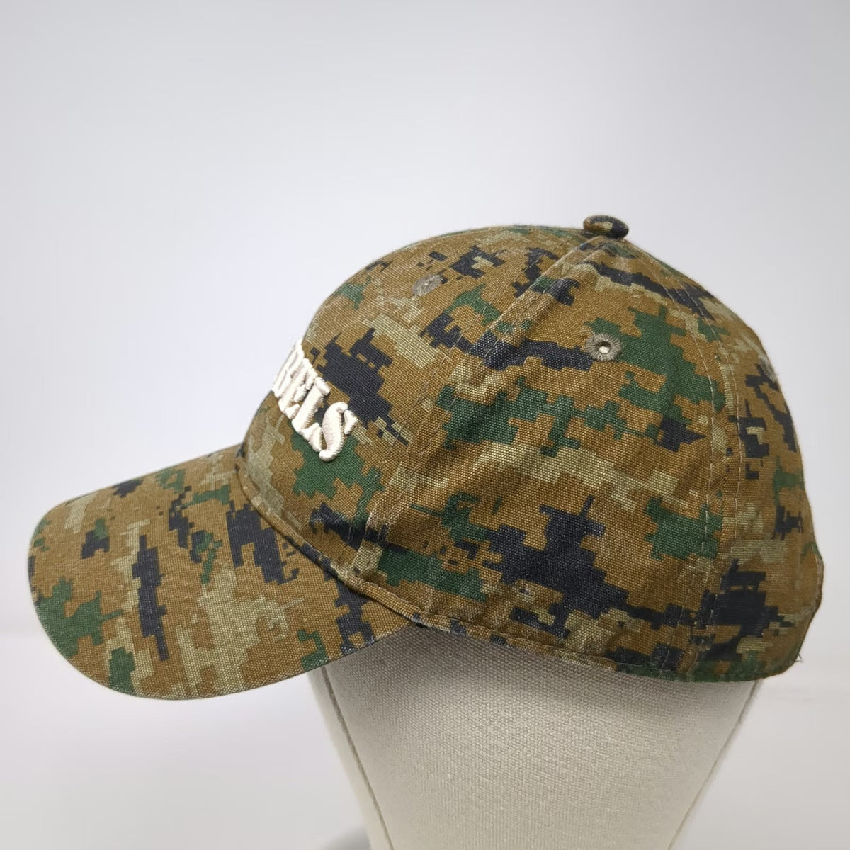 Jacobson Hat Baseball Cap Brown Digital Camo One Size Knoebels Strapback Hat