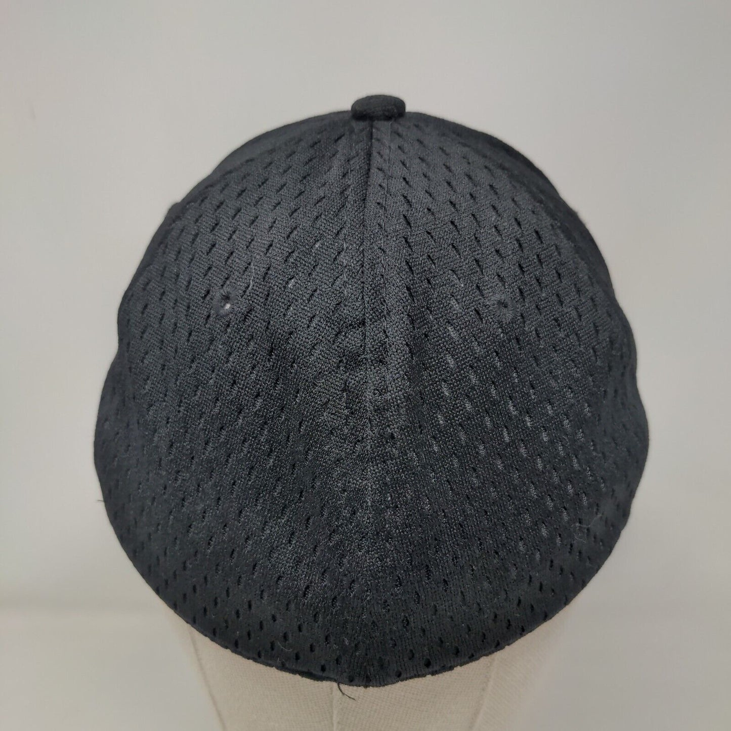 Bucked Up Deer Fitted Hat Black M/L Embroidered Proflex Outdoor Cap