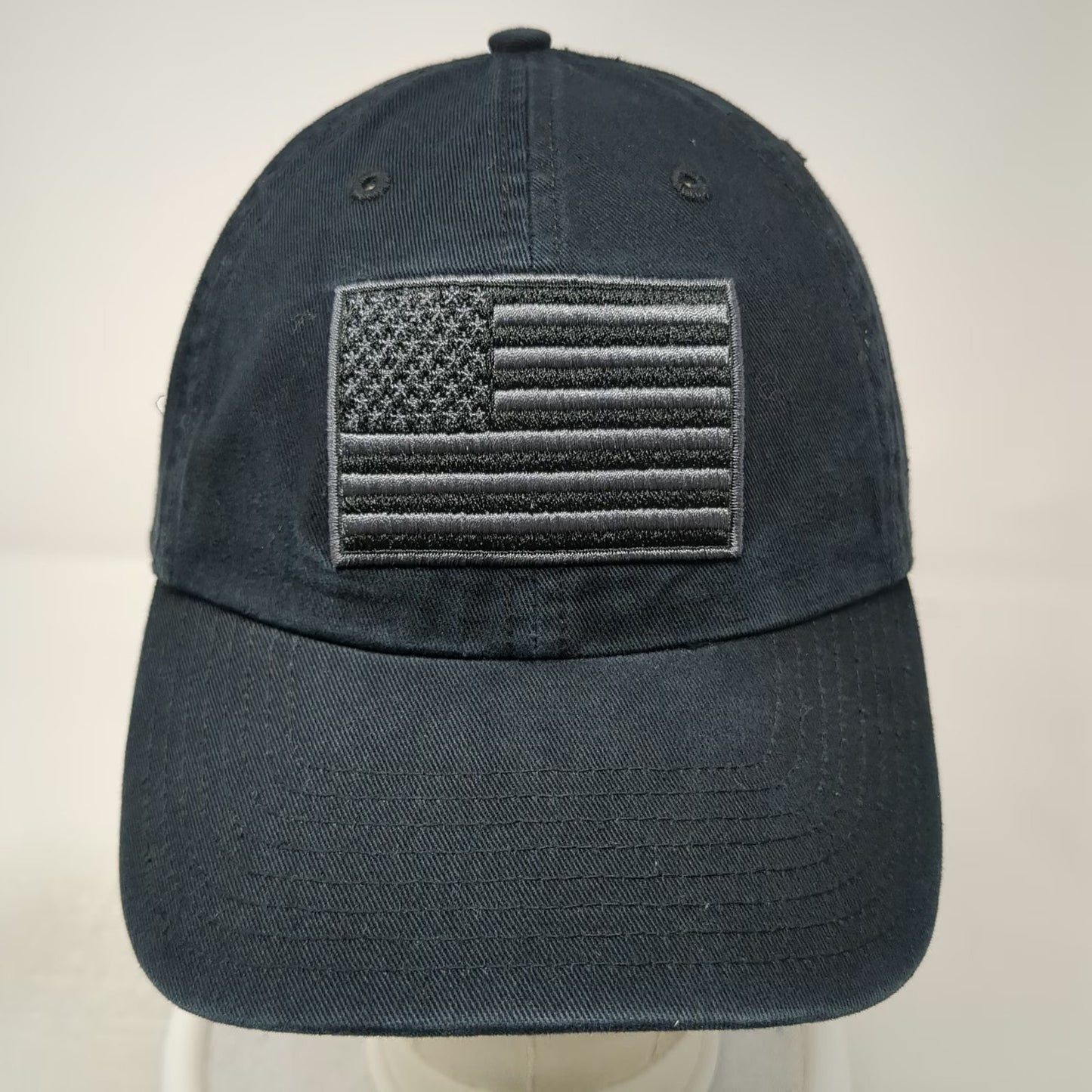 '47 NCAA Black Gray OSFM Cap American Flag OHT Adjustable Licensed Slideback Hat