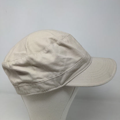 Newhattan Women's Cadet Cap Hat Tan Size XL Blank 100% Cotton