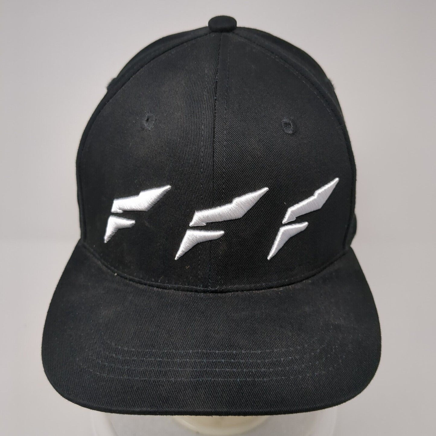 Flag Nor Fail Snapback Hat Black One Size Adjustable Embroidered 6 Panel