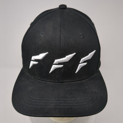 Flag Nor Fail Snapback Hat Black One Size Adjustable Embroidered 6 Panel