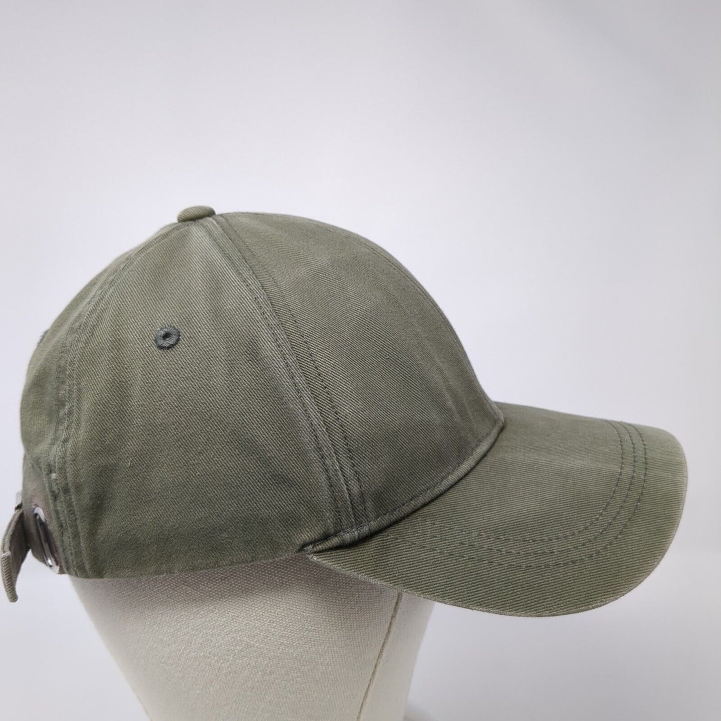 Calvin Klein Slideback Baseball Cap Green One Size Adjustable Emblem 6 Panel
