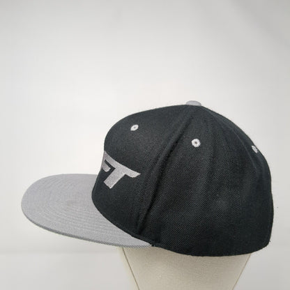 RIFT Snapback Hat Black One Size Adjustable Embroidered The Classics Yupoong
