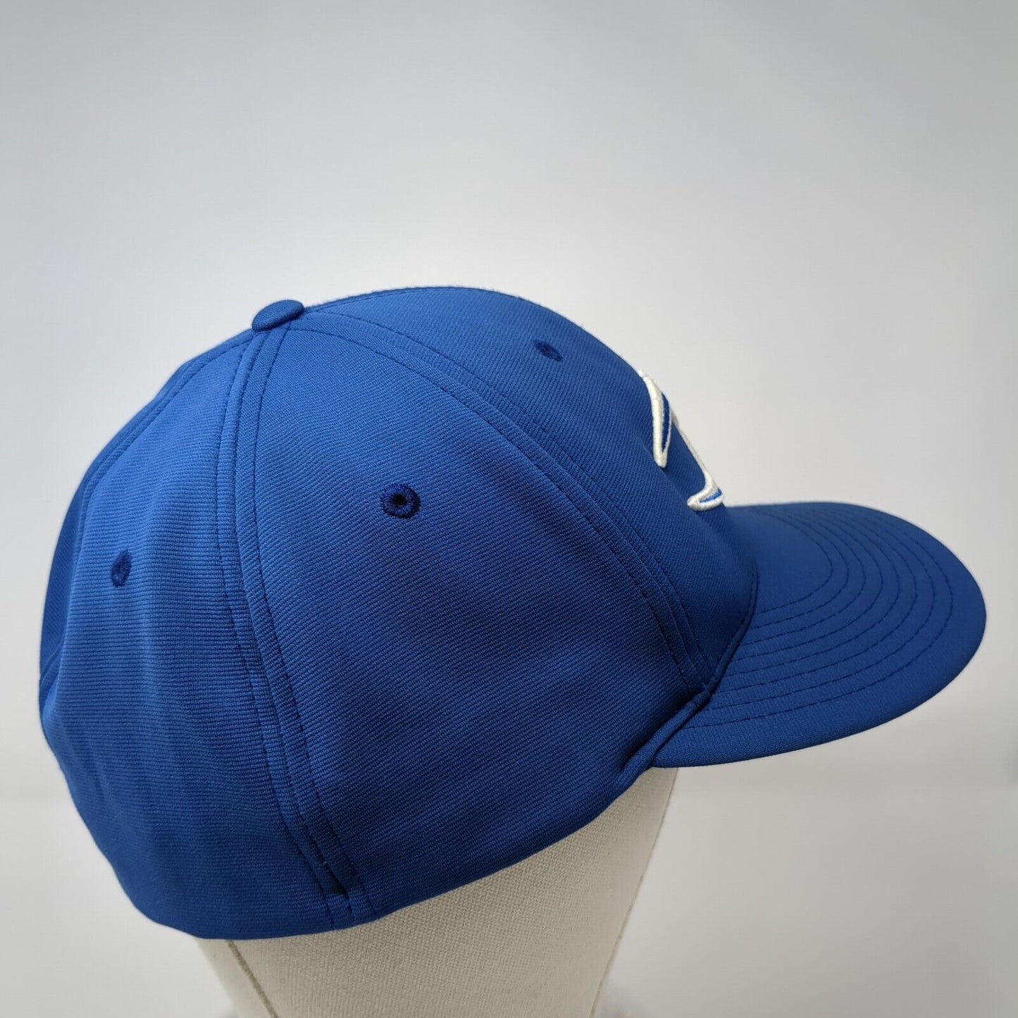 Richardson Pulse Fitted Hat Blue L-XL Embroidered Logo Solid 6 Panel