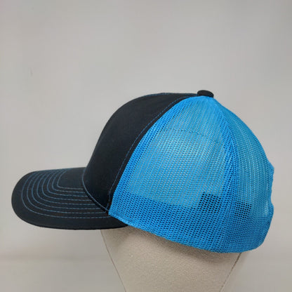 Pacific Snapback Mesh Back Trucker Hat Multi One Size Embroidered Fish