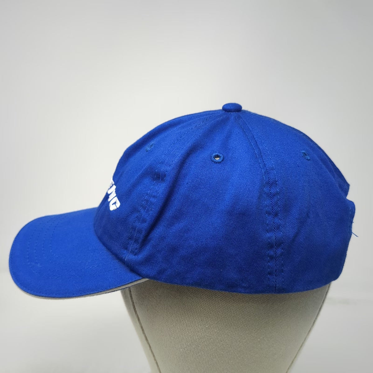 Boeing Baseball Cap Blue One Size Adjustable Embroidered Logo Cotton Hat Curved