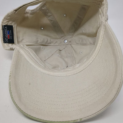 Cap America Les Schwab Tires Fish Hat Beige One Size Baseball Cap Strapback