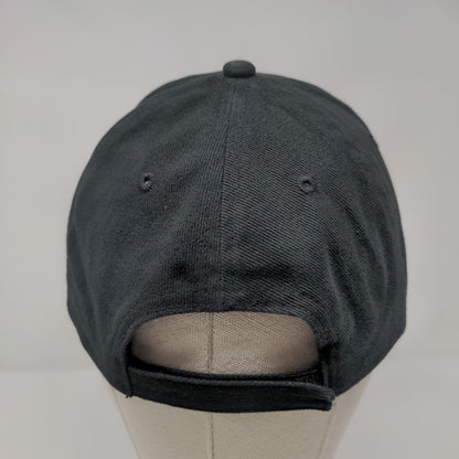 Mustang 40th Strapback Hat Black OSFA Adjustable Embroidered Headmaster