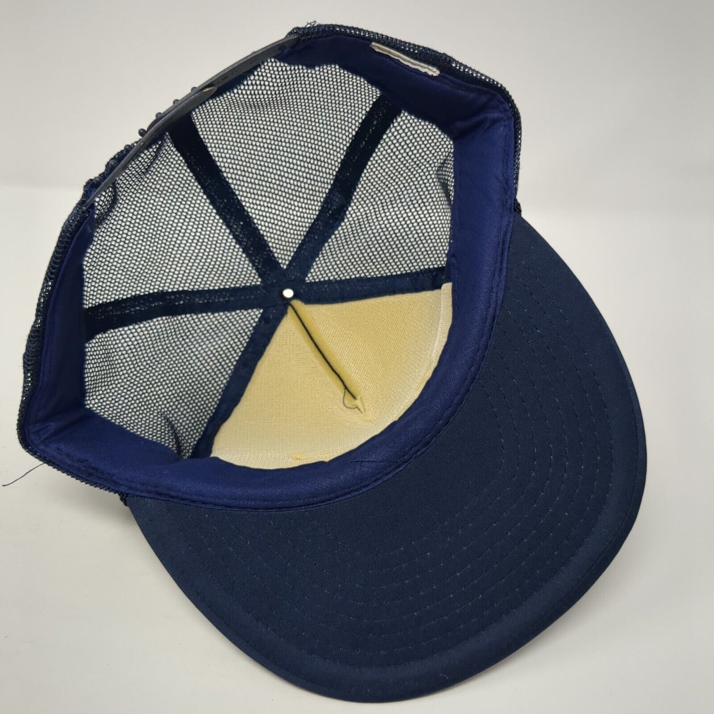 Maywood of Oregon Snapback Rope Trucker Hat Blue One Size Mesh Back