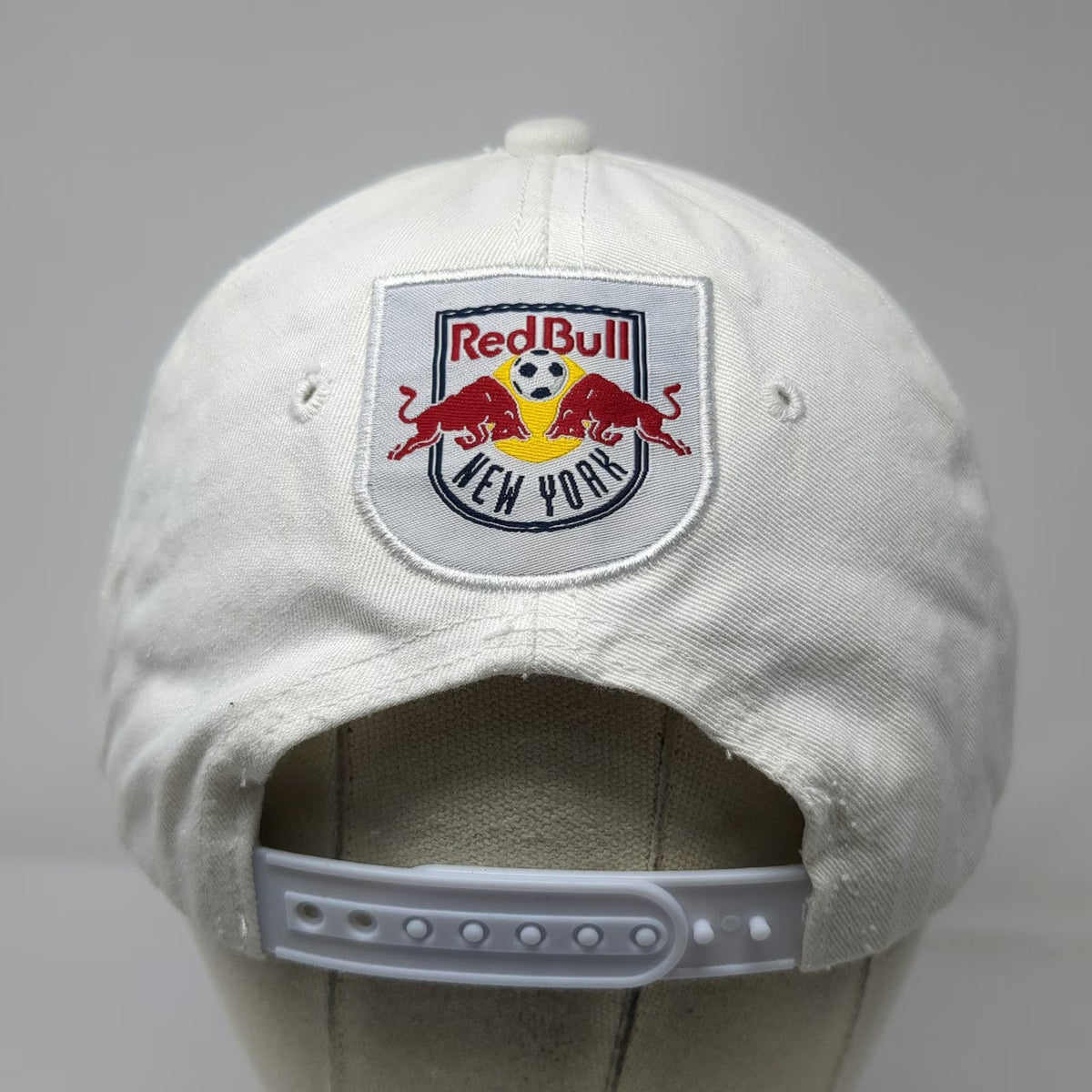 White Blue Heineken Silver Red Bull New York Snapback Hat One Size Cotton Soccer