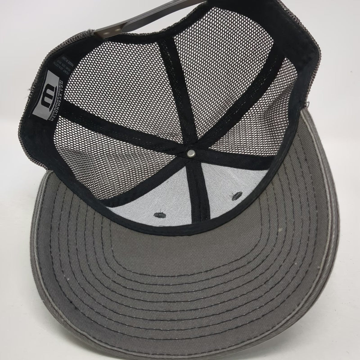Success Brands Trucker Hat Gray One Size Mesh Back Baseball Stihl Logo Snapback