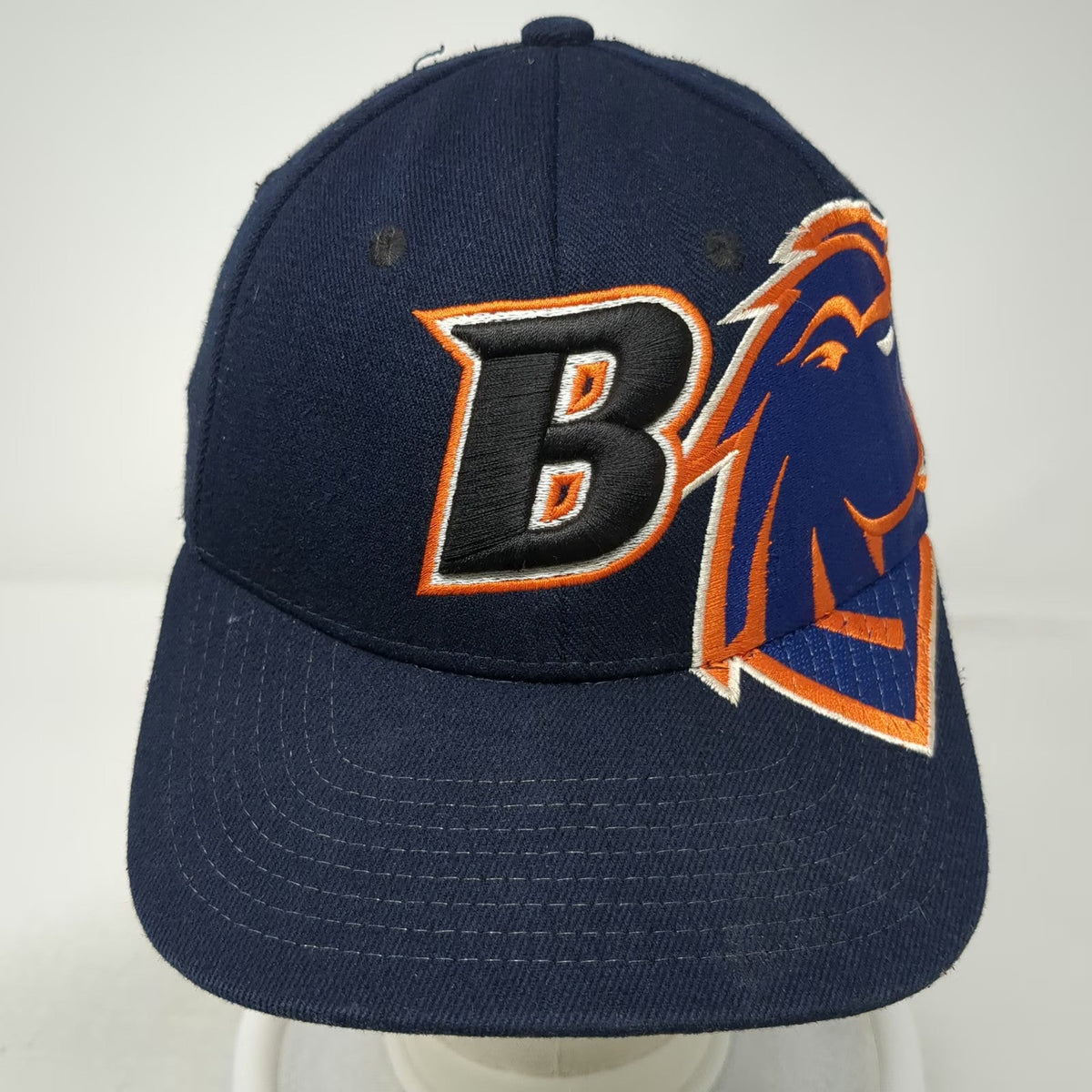 Boise State Broncos NCAA Zephyr Blue S Cap Fitted 3D Embroidery Stretch Fit Hat