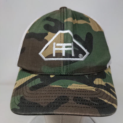 Richardson Snapback Trucker Hat Camouflage One Size Adjustable Mesh Back