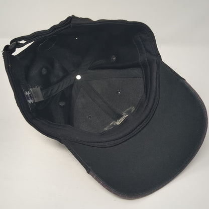 Under Armour Strapback Baseball Cap Black One Size Adjustable Embroidered
