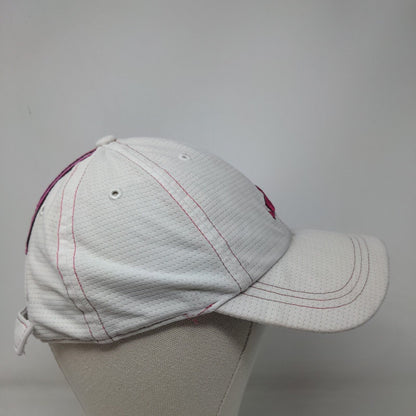 Adidas Climacool Strapback Hat White OSFA Adjustable Embroidered Vented Holes